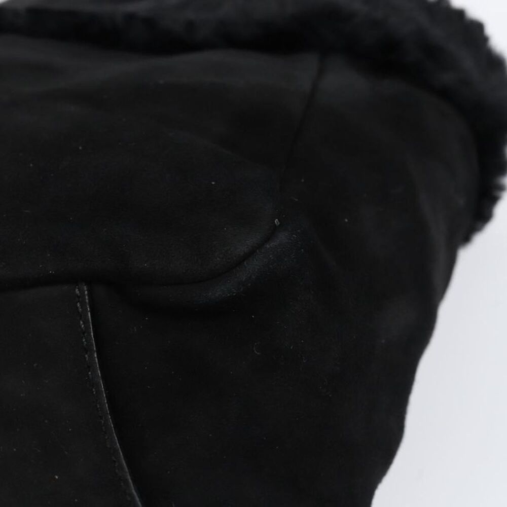 Salvatore Ferragamo Vala Suede Black Suede Handbag - Picture 11 of 16